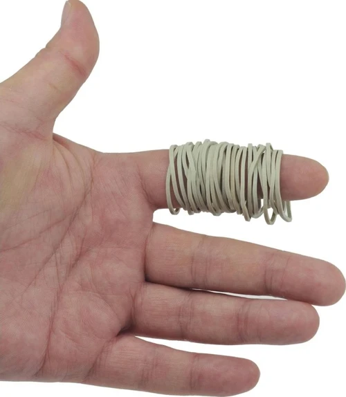 Spinball ve Hoplaç Uyumlu 40mm Beyaz Lastik (1000 Adet)