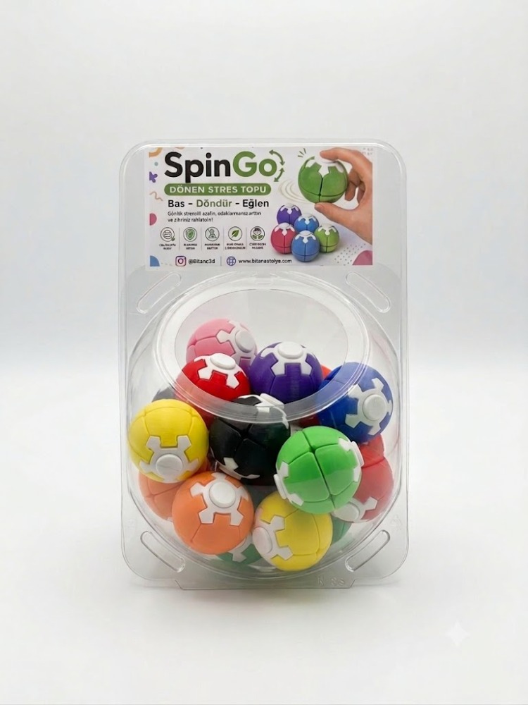 SpinGo Dönen Stres Topu (Sadece Toptan - Güncel Termin 15 Gün)