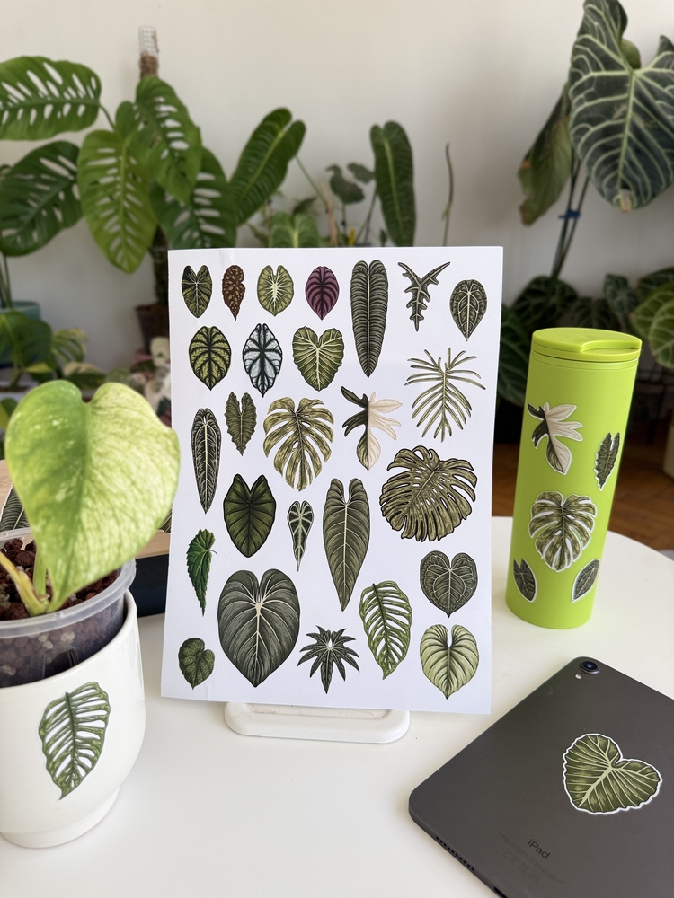 Plant Sticker Set