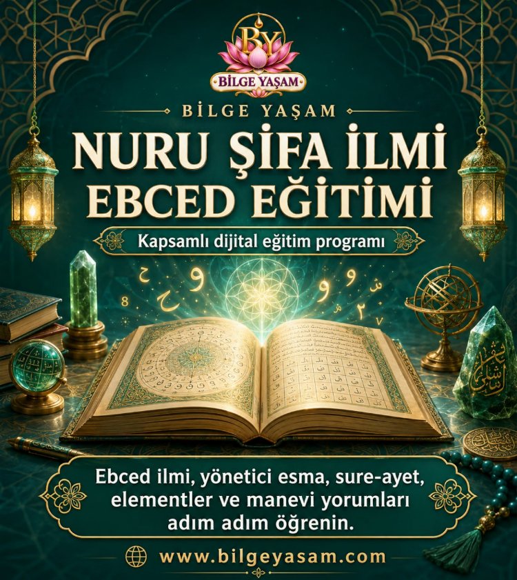 Online Nuru Şifa İlmi Ebced Eğitimi