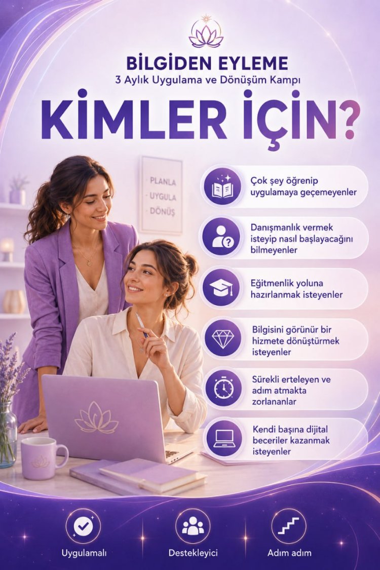 Bilgiden Eyleme – 3 Aylık Uygulama ve Dönüşüm Kampı