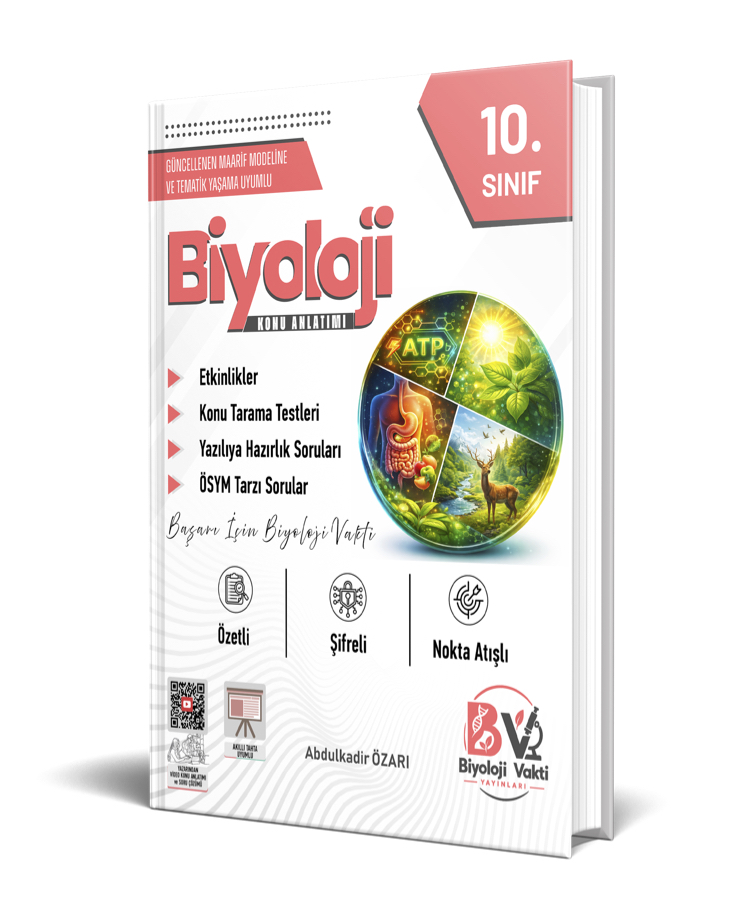 Biyoloji Vakti 10. Sınıf Konu Anlatımı ve Soru Bankası