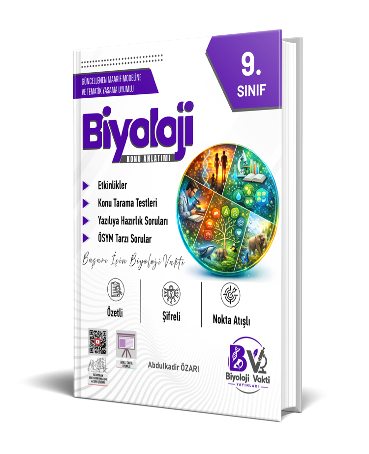 Biyoloji Vakti 9. Sınıf Konu Anlatımı ve Soru Bankası