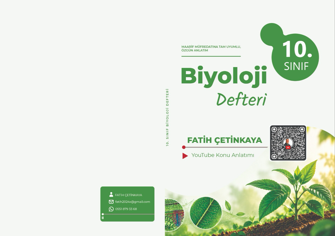 Fatih Çetinkaya 10. Sınıf Biyoloji Defteri