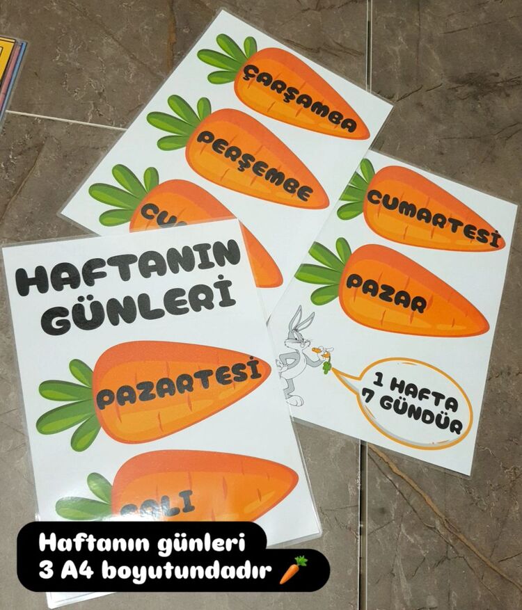 HAFTANIN GÜNLERİ-HAVUÇ