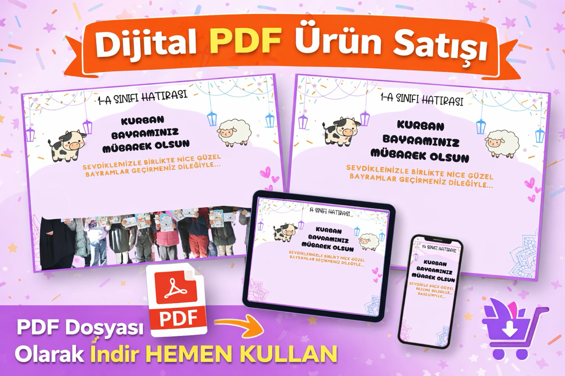 KURBAN BAYRAMI HATIRASI- DİJİTAL ÜRÜN