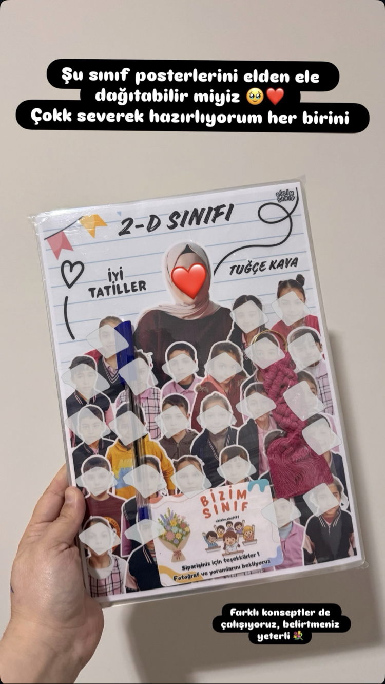 10'LU SINIF POSTERİ A4 BOY