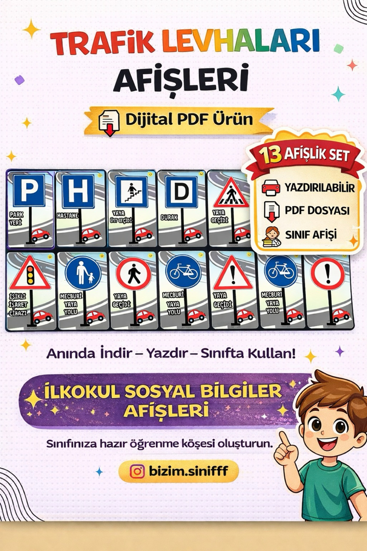 TRAFİK LEVHALARI - DİJİTAL ÜRÜN