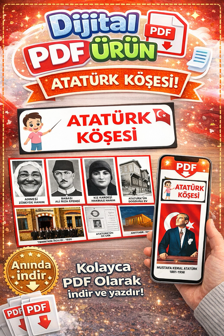 ATATÜRK KÖŞESİ - DİJİTAL ÜRÜN