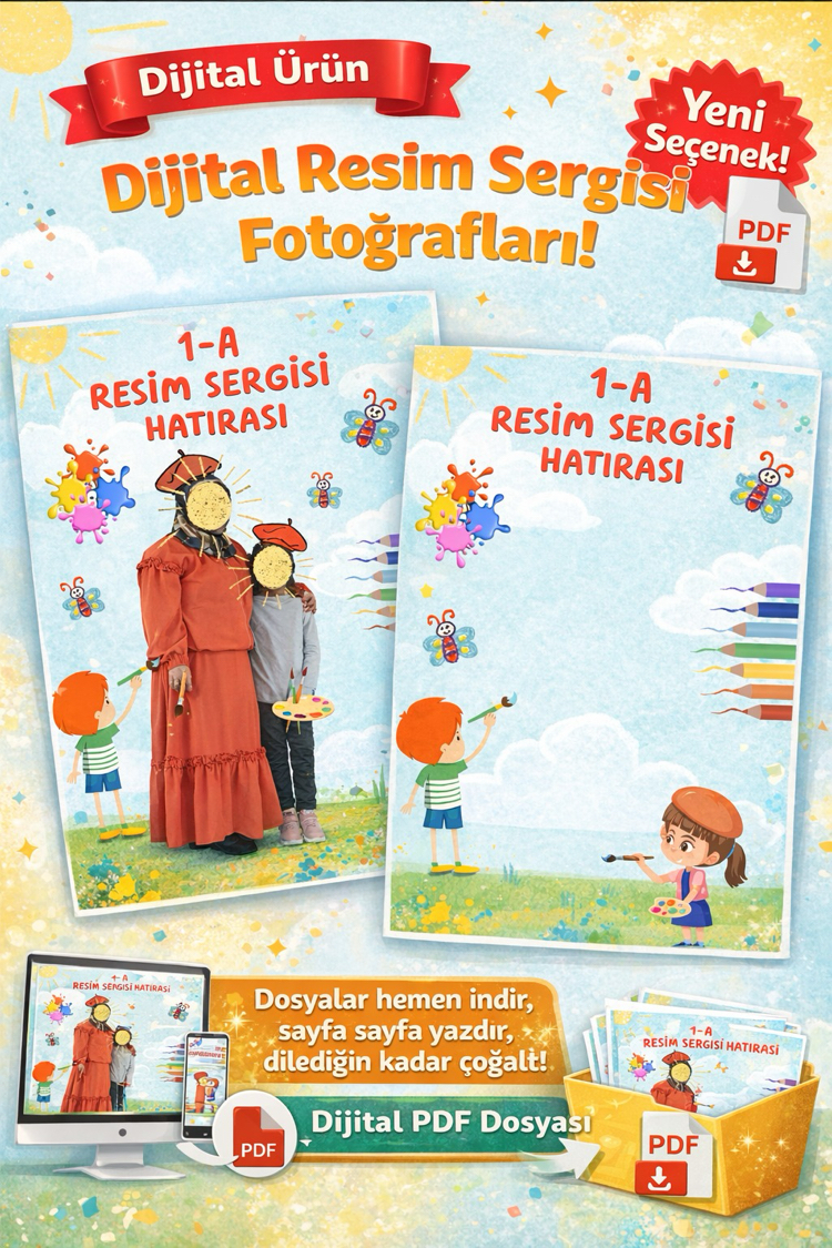 RESİM SERGİSİ HATIRASI- DİJİTAL ÜRÜN