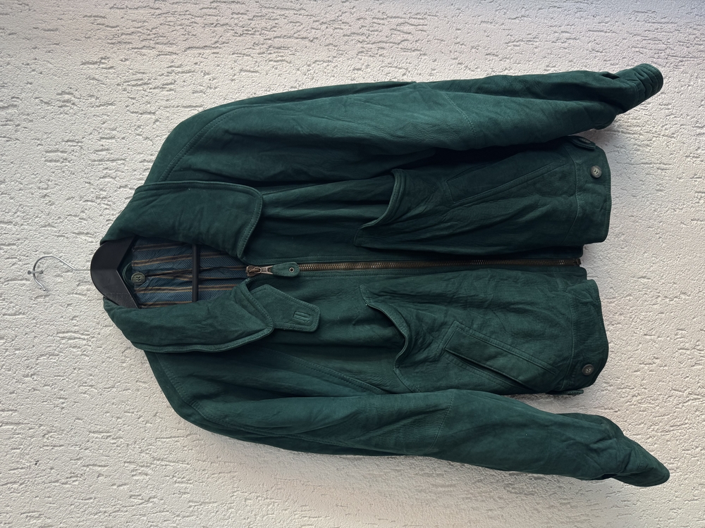 Vintage Hugo Boss Deri Ceket