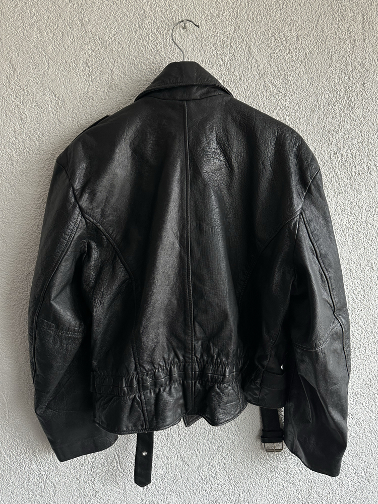Vintage Biker Deri Ceket