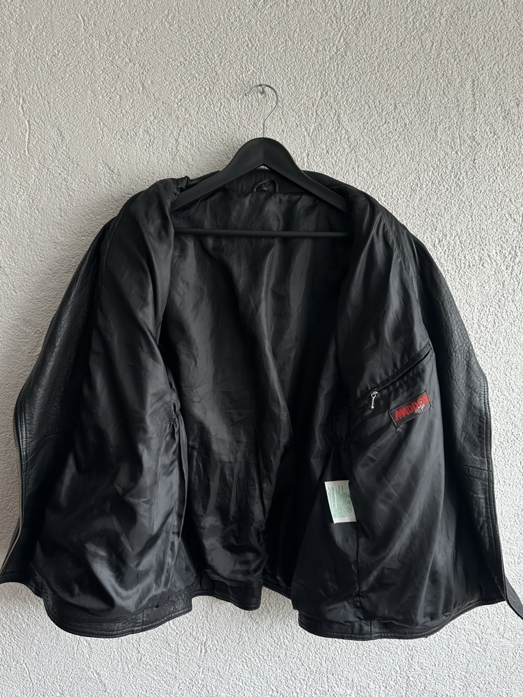 Vintage Biker Deri Ceket