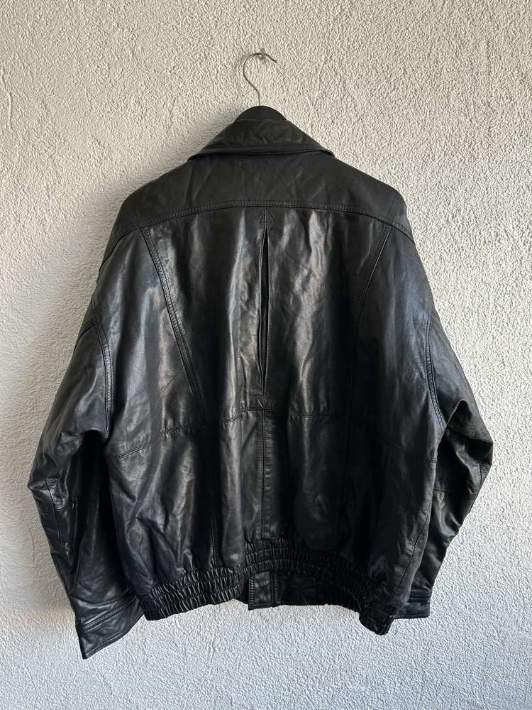 Vintage Bomber Deri Ceket