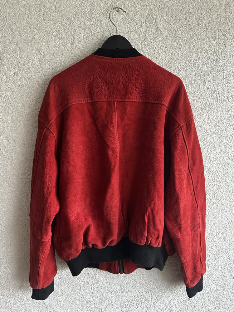 Vintage Bomber Deri Ceket