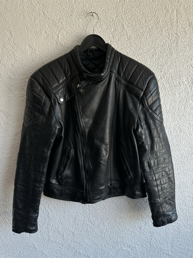 Vintage Biker Deri Ceket