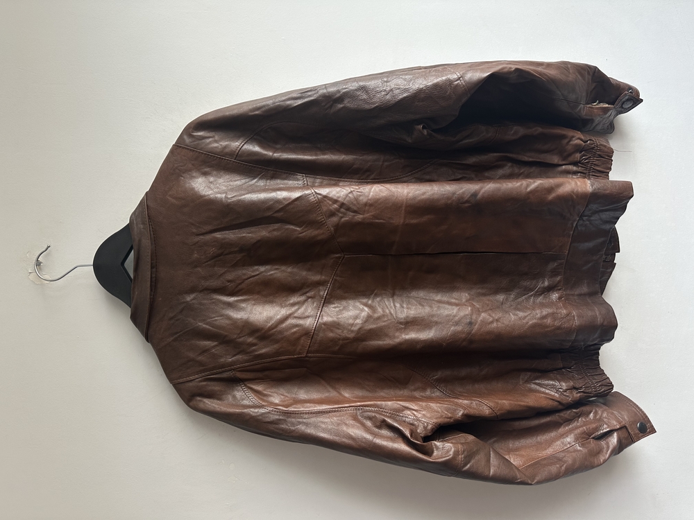 Vintage Bomber Deri Ceket