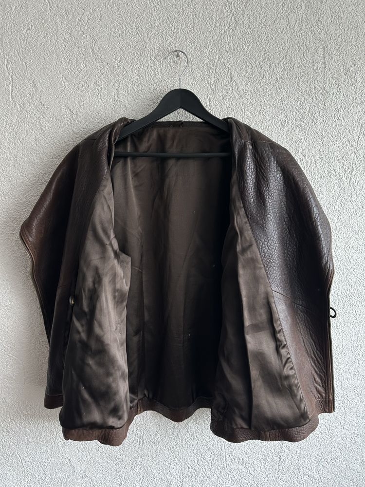 Vintage Biker Deri Ceket