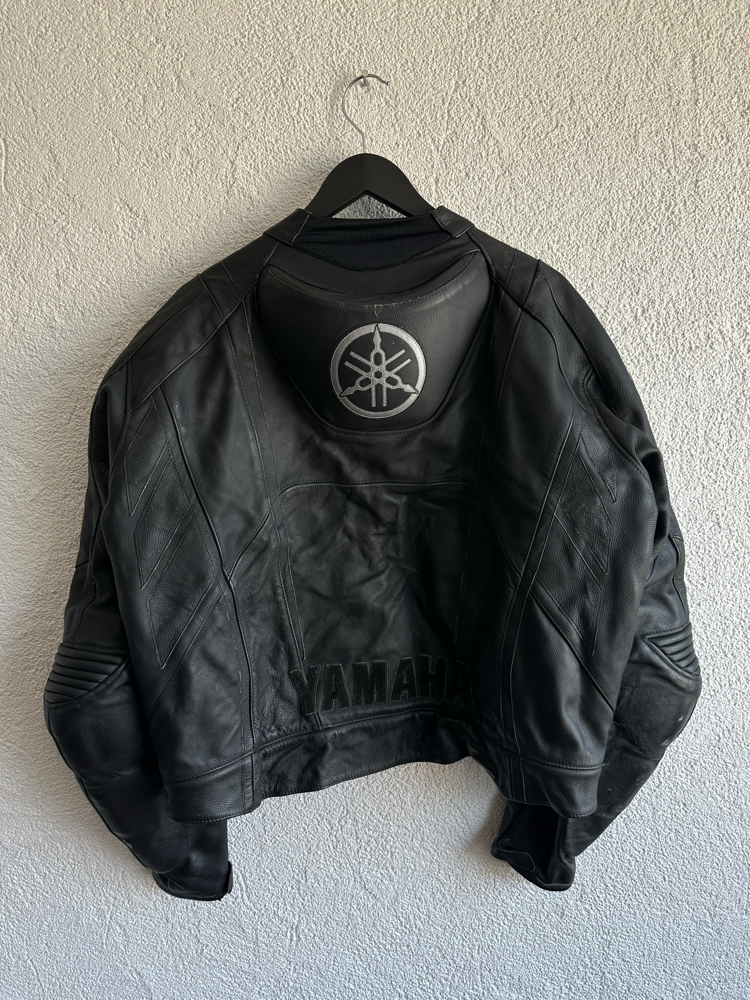 Vintage Yamaha/Dainese Korumalı Deri Ceket