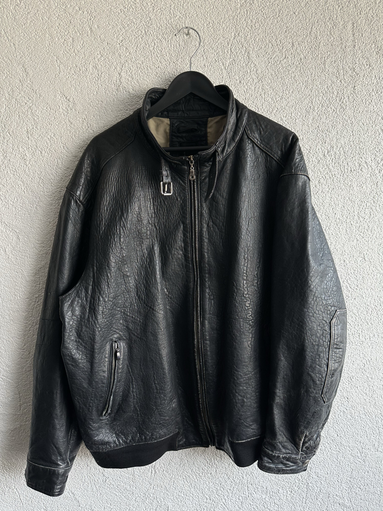 Vintage Bomber Deri Ceket