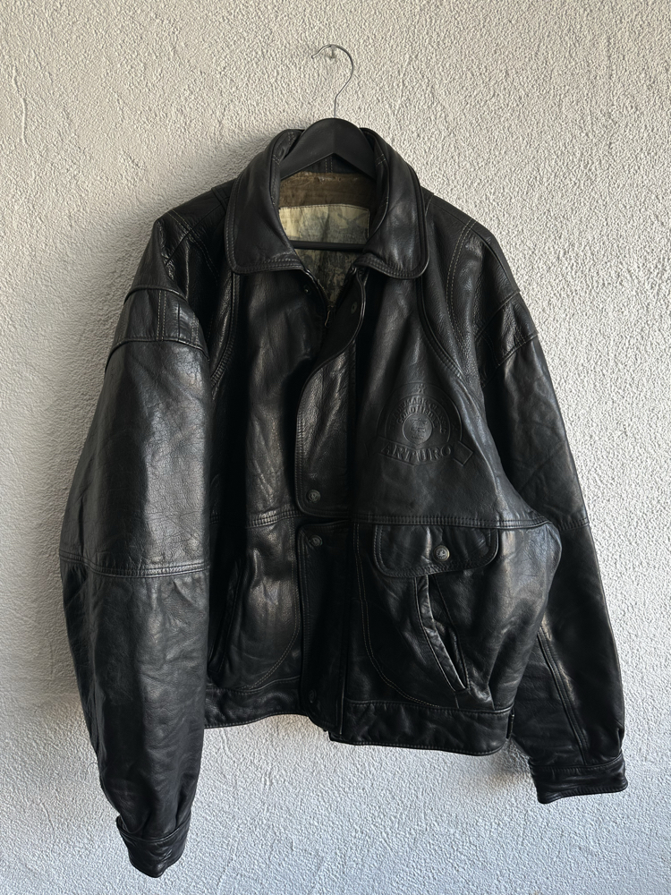 Vintage Pilot Deri Ceket