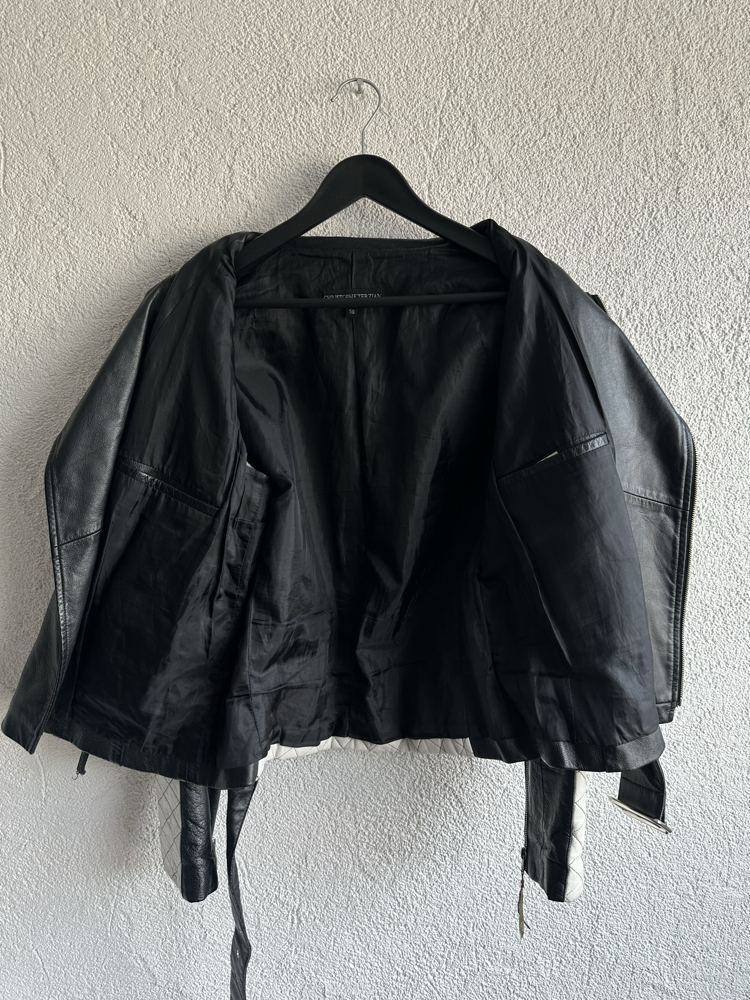 Vintage Biker Deri Ceket