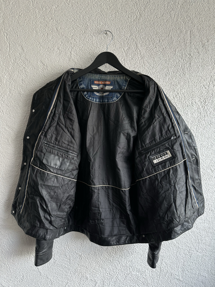 Vintage Trucker Deri Ceket