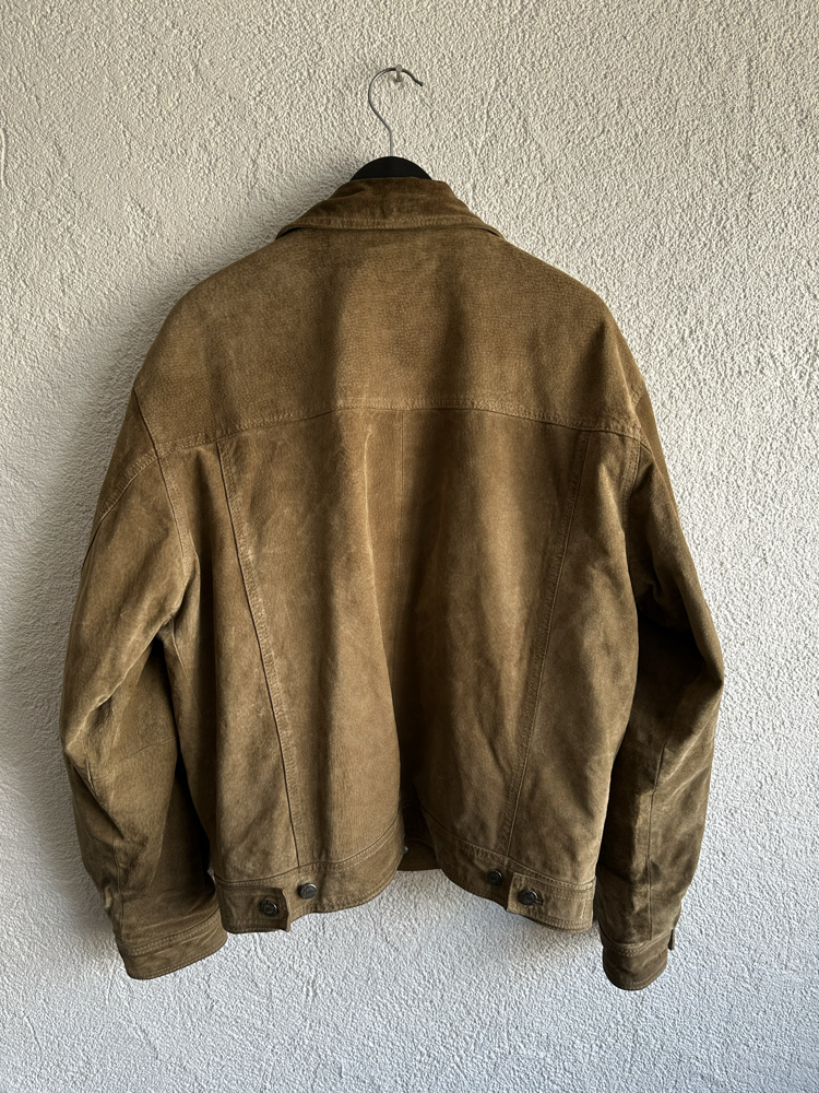 Vintage Trucker Deri Ceket