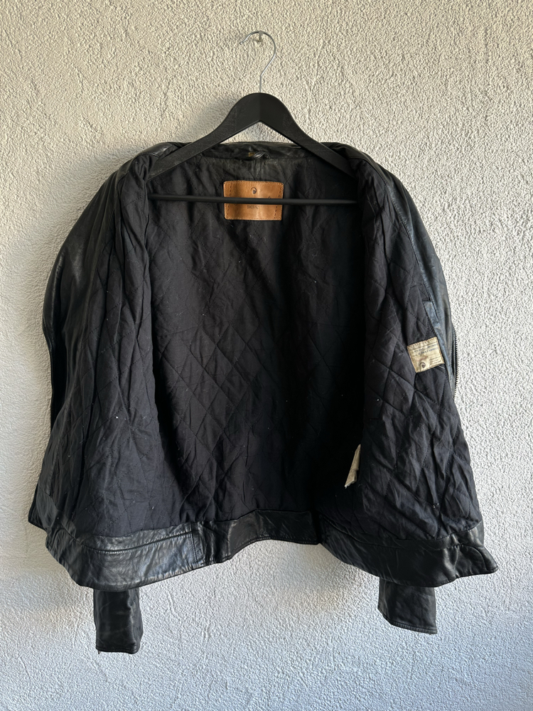 Vintage Goosecraft Biker Deri Ceket