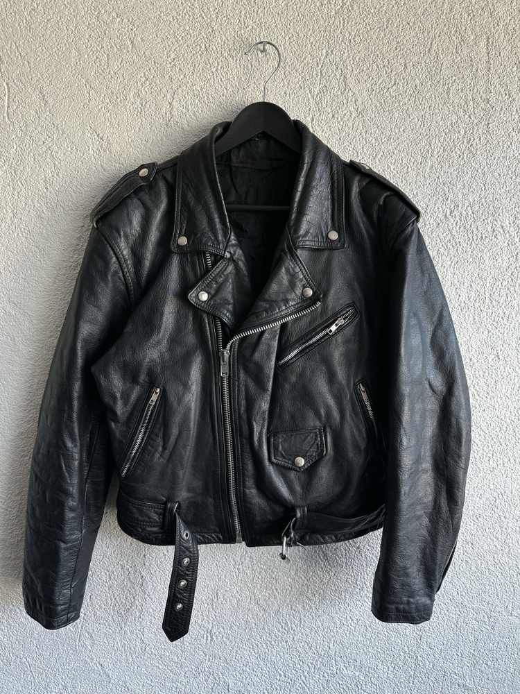 Vintage Biker Deri Ceket