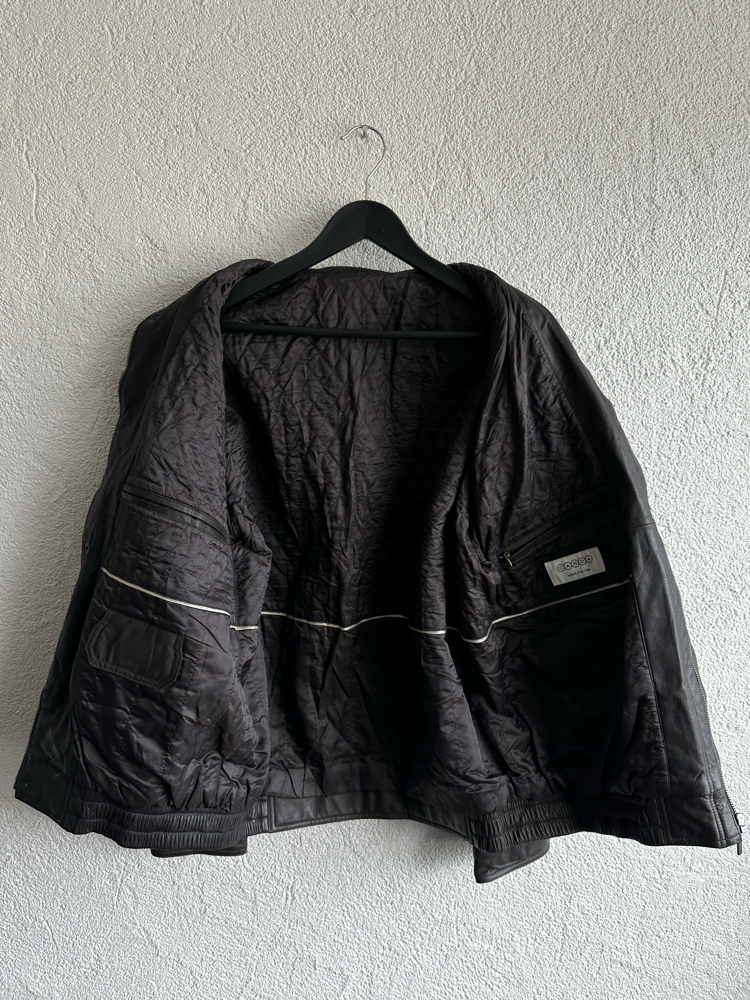 Vintage Bomber Deri Ceket