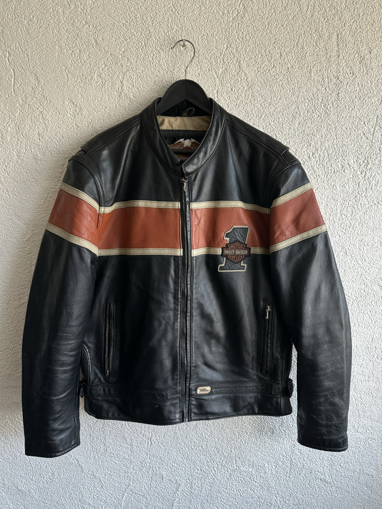 Vintage Harley Davidson Deri Ceket
