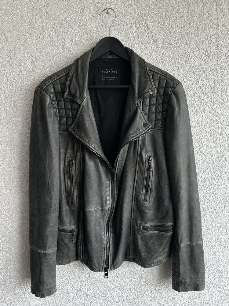 Vintage All Saints Biker Deri Ceket