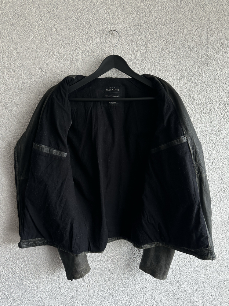 Vintage All Saints Biker Deri Ceket