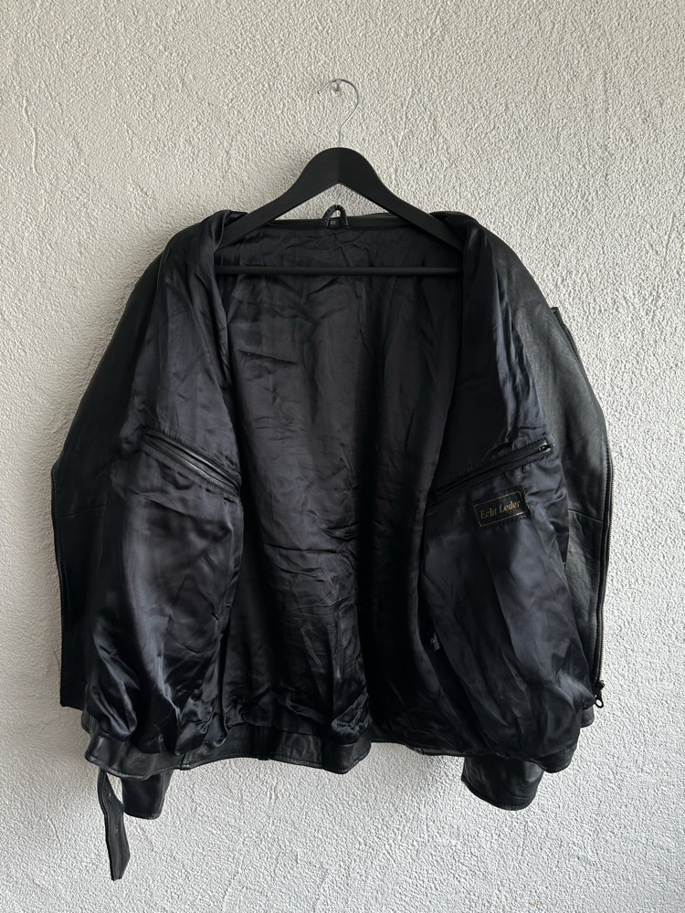 Vintage Biker Deri Ceket