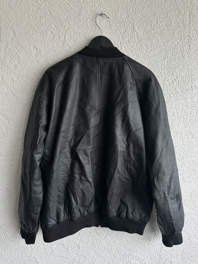 Vintage Bomber Deri Ceket