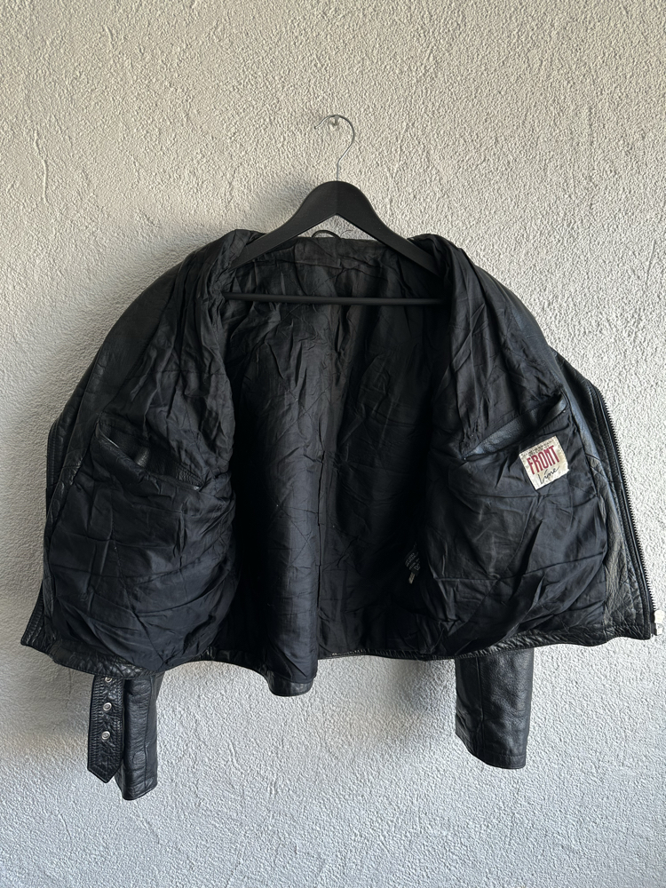 Vintage Biker Deri Ceket