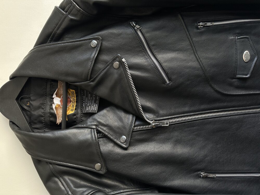 Vintage Harley Davidson Deri Ceket
