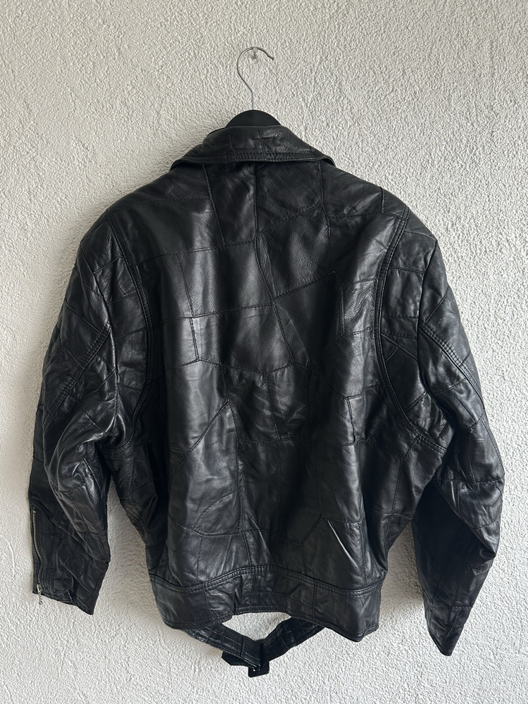 Vintage Biker Deri Ceket