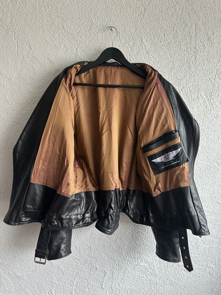Vintage Biker Deri Ceket