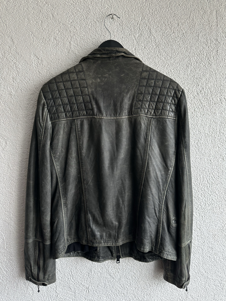 Vintage All Saints Biker Deri Ceket