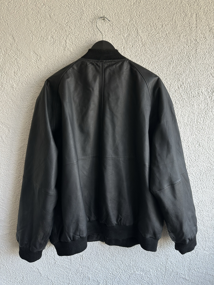 Vintage Bomber Deri Ceket