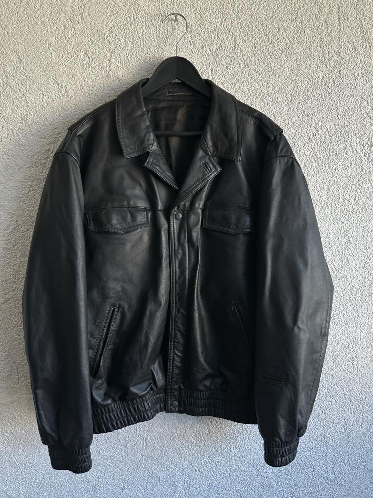 Vintage Bomber Deri Ceket