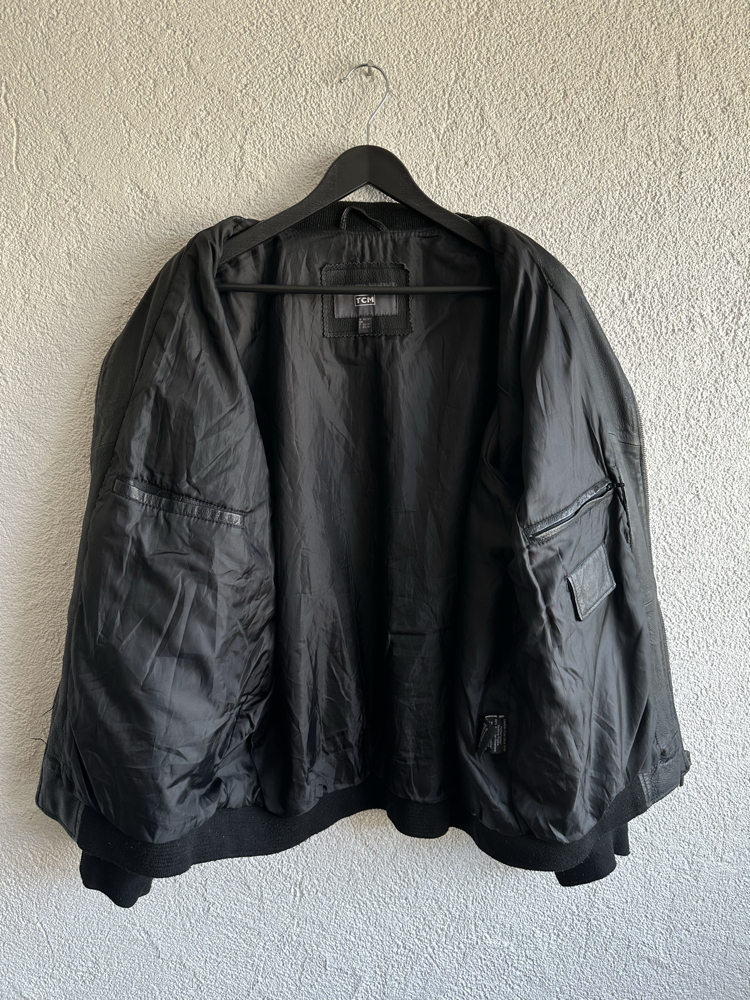 Vintage Bomber Deri Ceket