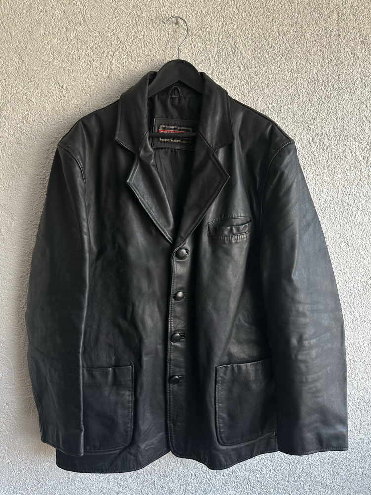 Vintage Chevignon Deri Ceket