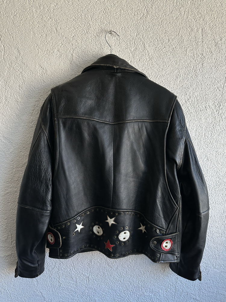 Vintage Biker Deri Ceket