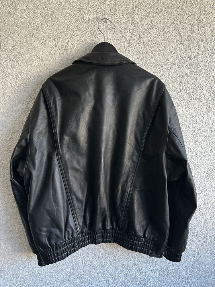 Vintage Bomber Deri Ceket