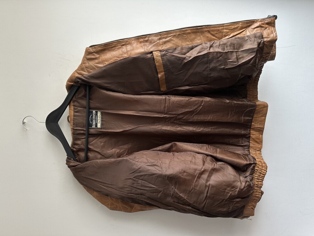 Vintage Bomber Deri Ceket