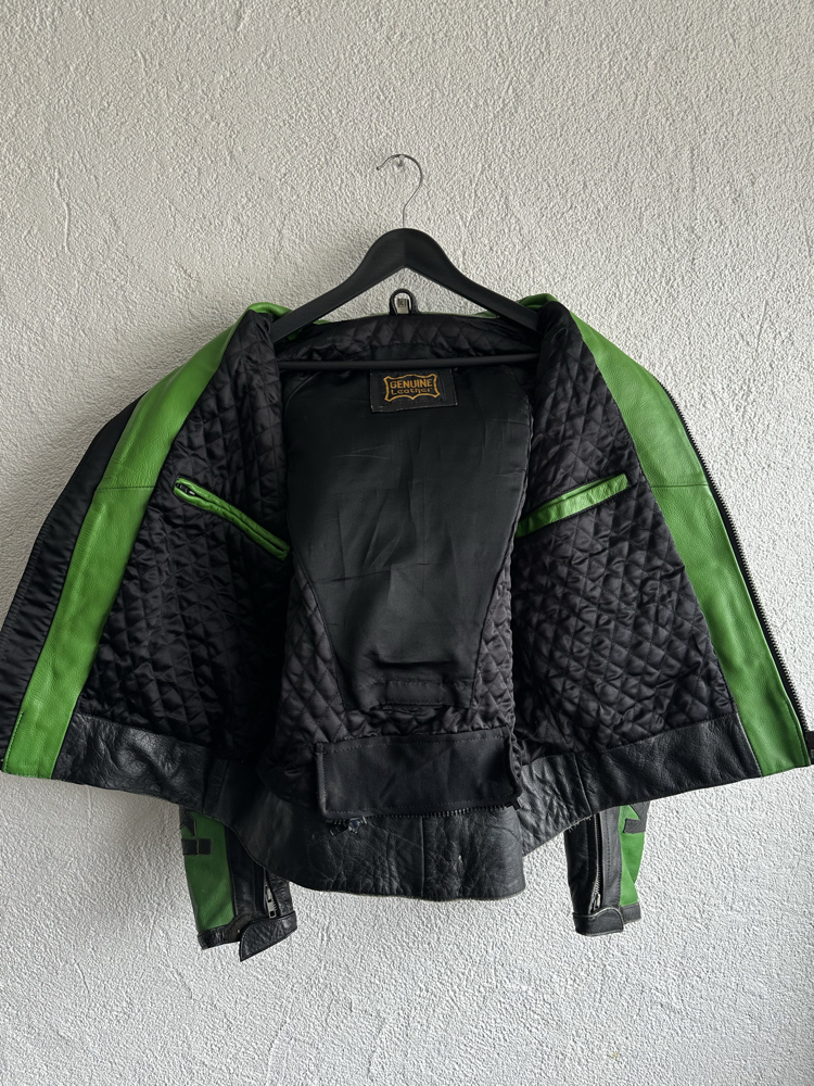 Vintage Kawasaki Deri Ceket