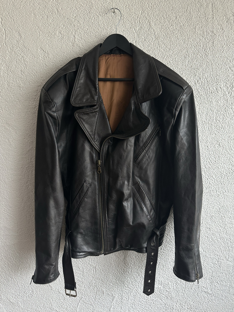 Vintage Biker Deri Ceket